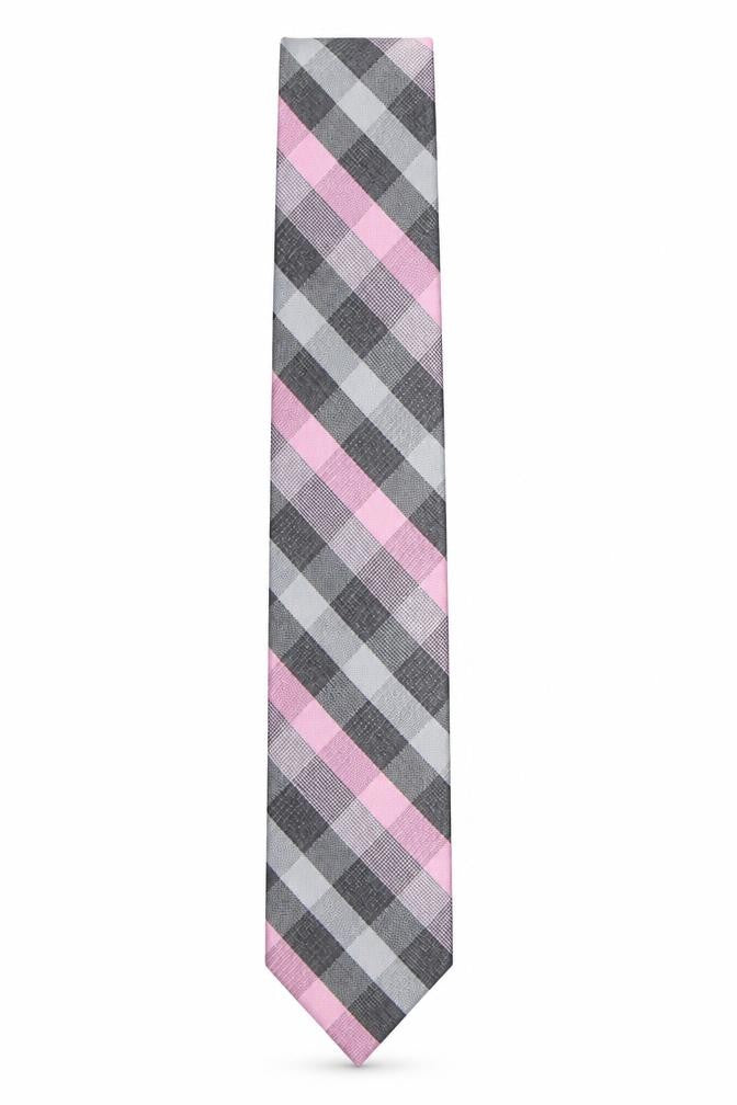 Van Hausen  Mens Multicoloured Striped Polyester Pointed Tie One Size