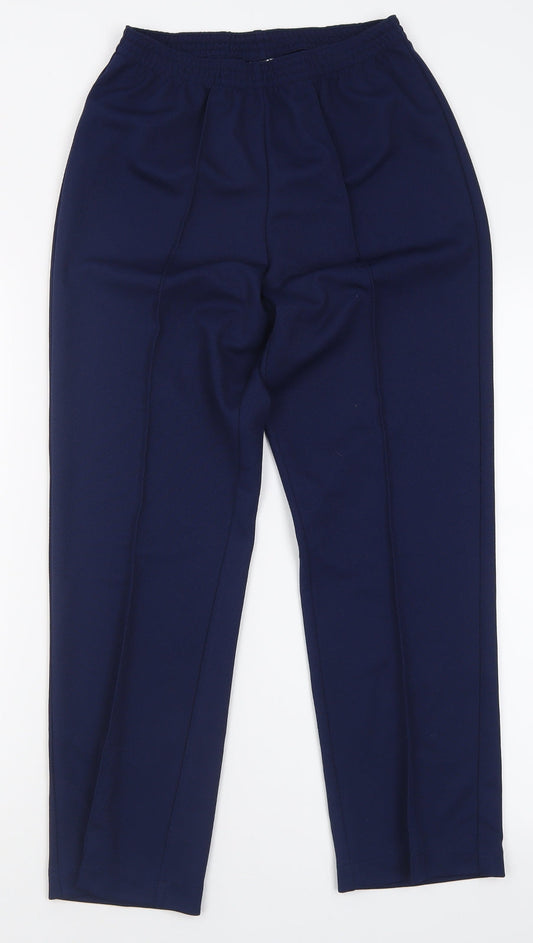 Damart Womens Beige  Polyester Trousers  Size 8 L26 in Regular