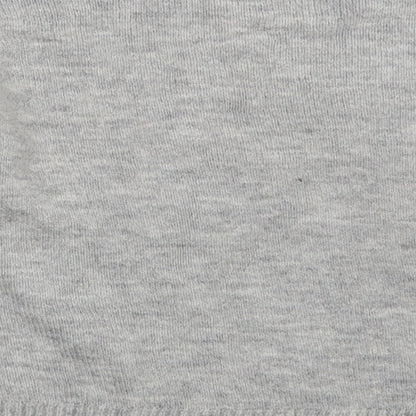 Pull&Bear Womens Grey Round Neck  Acrylic Pullover Jumper Size S   - Cropped