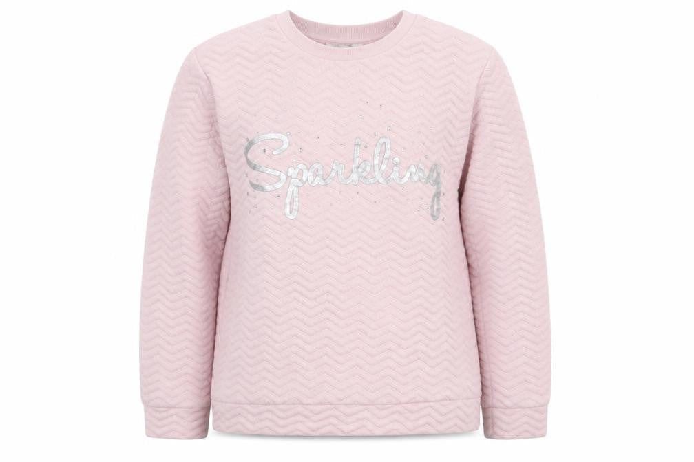 KappAhl Girls Pink  Polyester Pullover Sweatshirt Size 13-14 Years   - Sparkling
