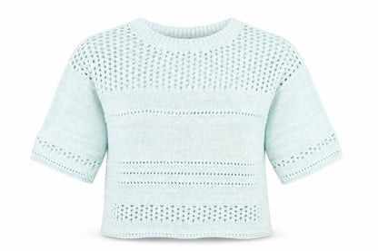 Atmosphere Womens Green Round Neck  Cotton Pullover Jumper Size S