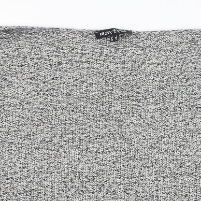 Marble Womens Grey Round Neck  Cotton Pullover Jumper Size 14
