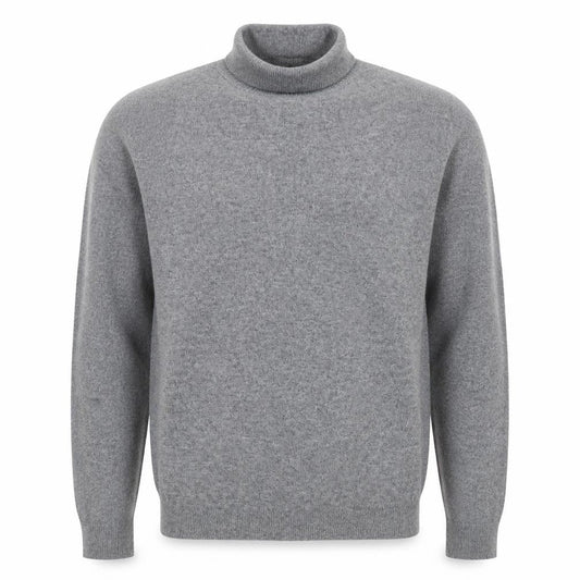 Topman Mens Grey Roll Neck  Polyester Pullover Jumper Size M