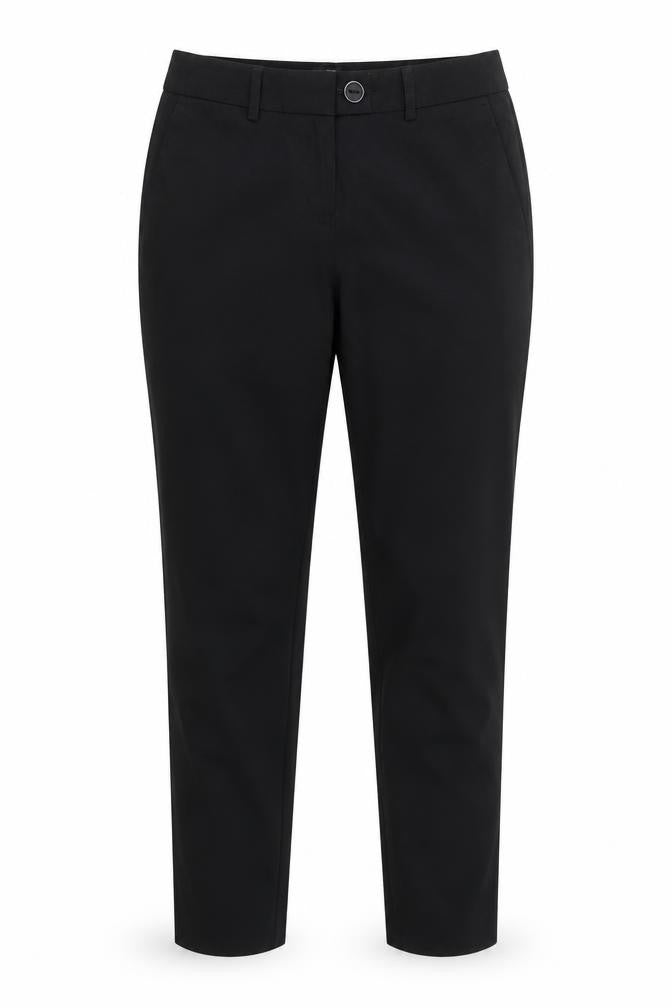 NEXT Womens Black  Polyester Dress Pants Trousers Size 8 L27 in Regular Button