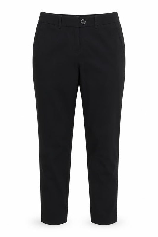 NEXT Womens Black  Polyester Dress Pants Trousers Size 8 L27 in Regular Button
