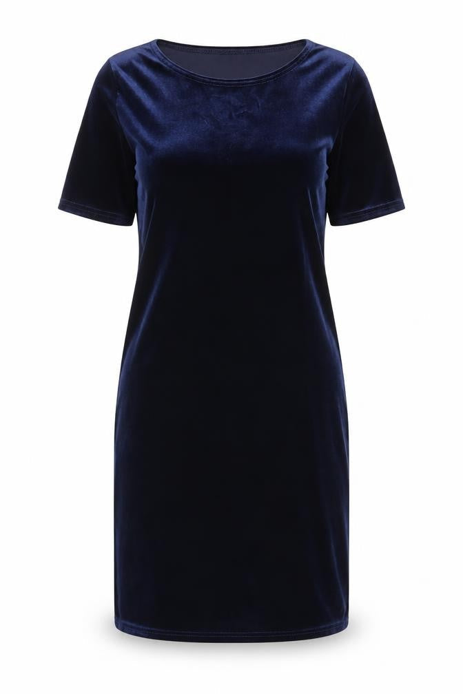 Boohoo Womens Blue  Polyester Bodycon  Size 10  Round Neck