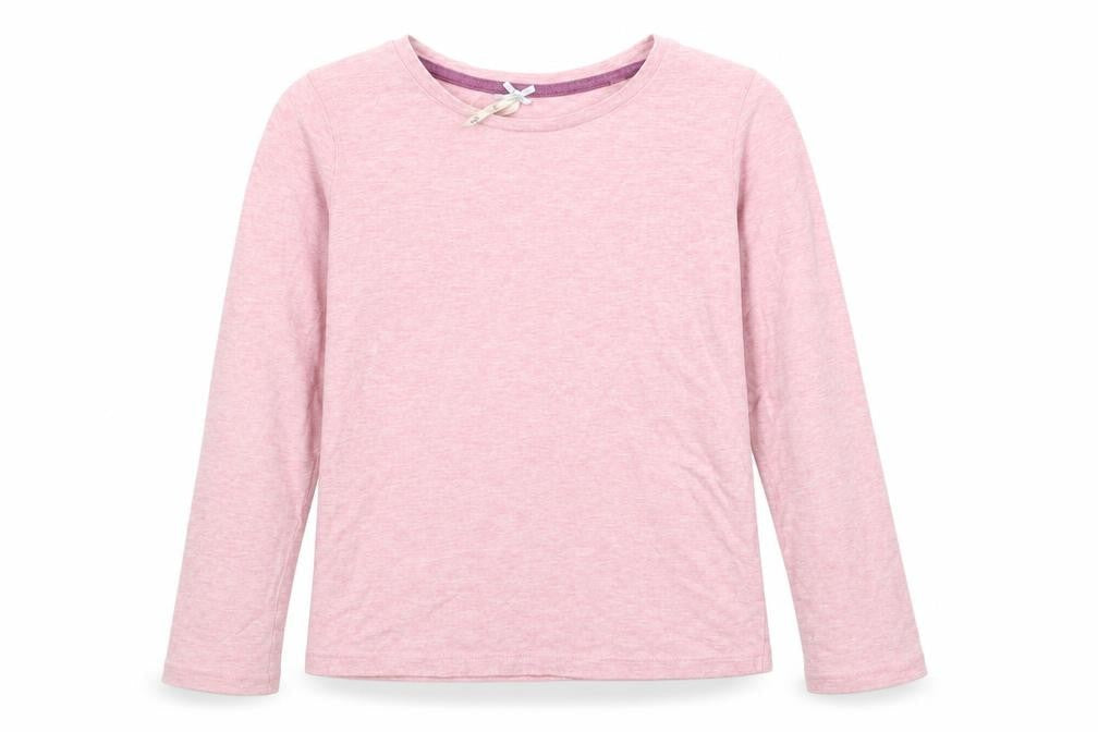 NEXT Girls Pink  Cotton Basic T-Shirt Size 8 Years Crew Neck Pullover