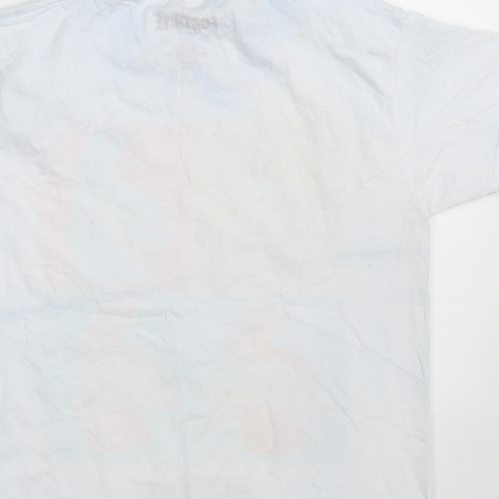 Preworn Boys White  100% Cotton Pullover T-Shirt Size L Crew Neck  - Fortnite