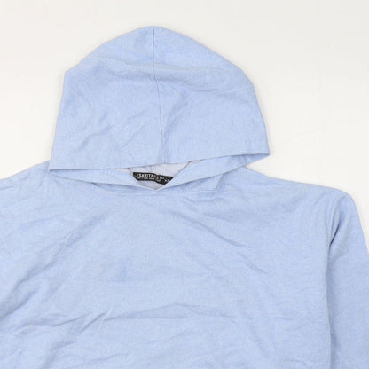 I SAW IT FIRST Womens Blue  Cotton Pullover Hoodie Size XS  Pullover