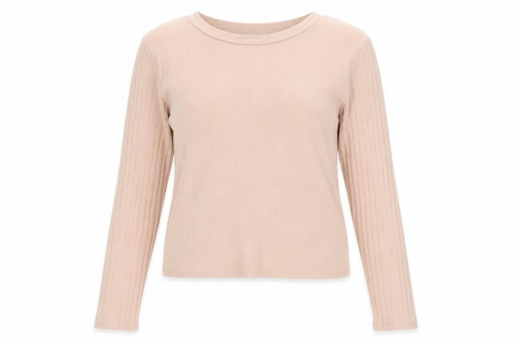 River Island Womens Pink Crew Neck  Polyester Pullover Jumper Size 8
