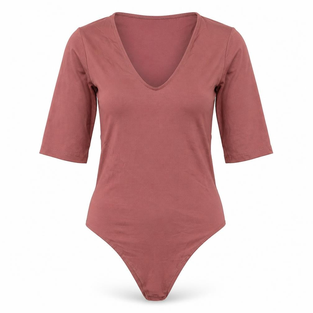 Primark Womens Brown  Polyamide Bodysuit One-Piece Size XS