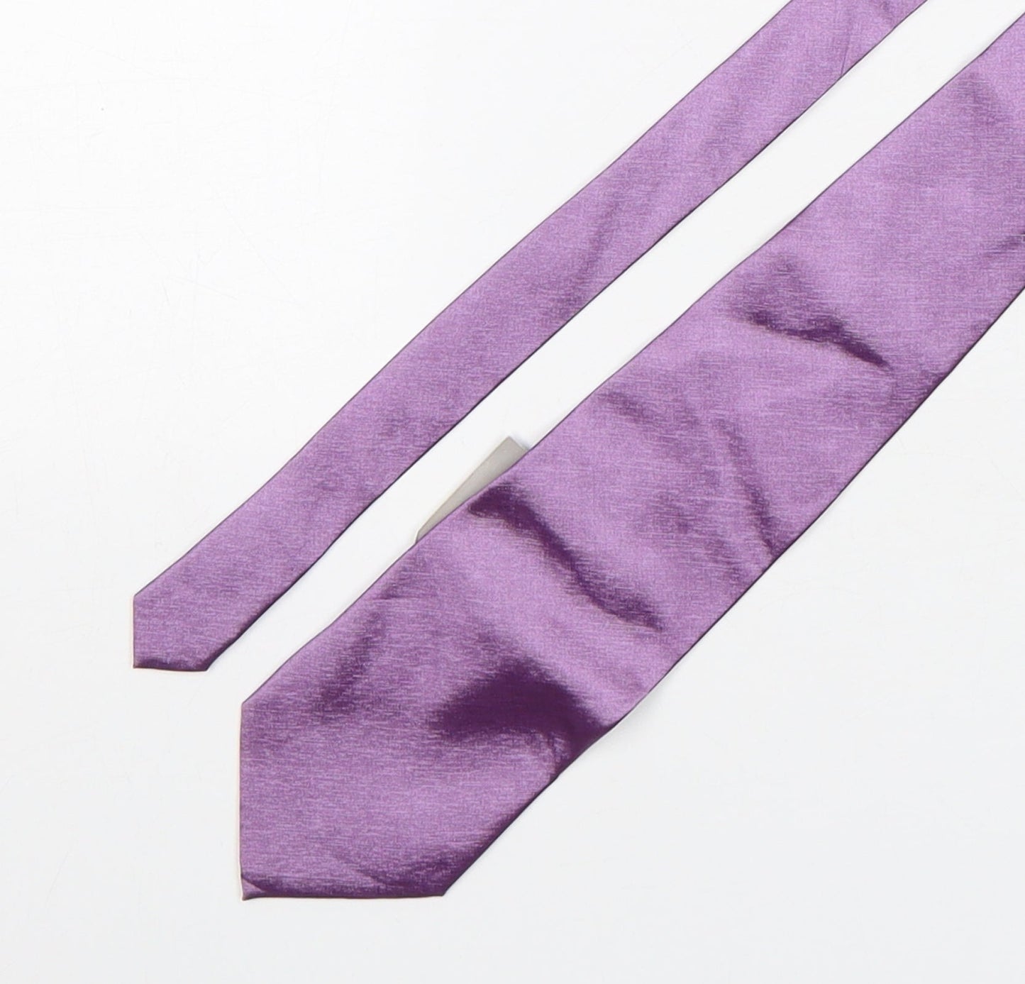 Ciro Citterio Mens Purple  Polyester Pointed Tie One Size