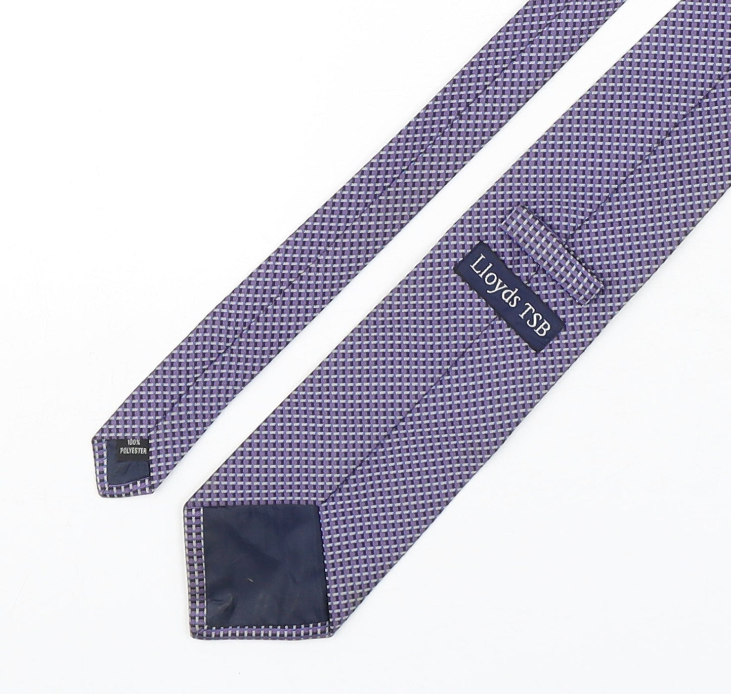 Lloyds Mens Multicoloured Plaids & Checks Polyester Pointed Tie One Size