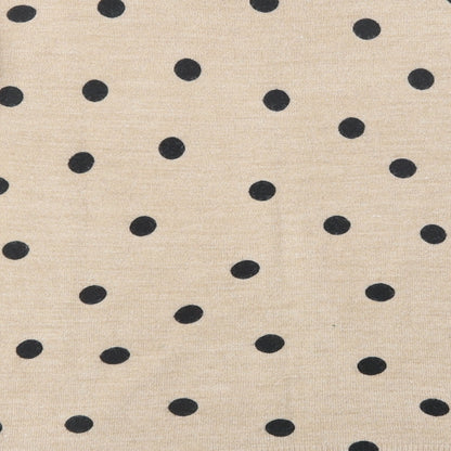 Marks & Spencer Womens Beige Crew Neck Polka Dot Acrylic Pullover Jumper Size 12