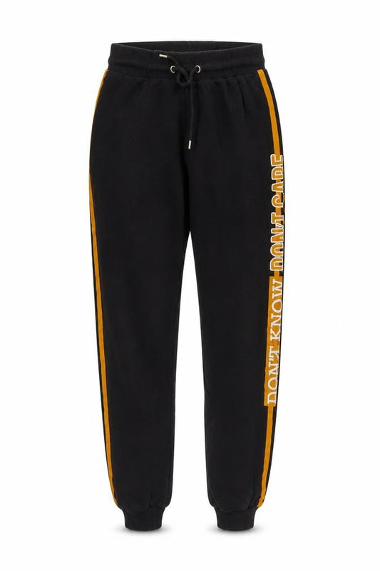 Select Womens Black  Cotton Jogger Trousers Size 8 L27 in Regular Drawstring