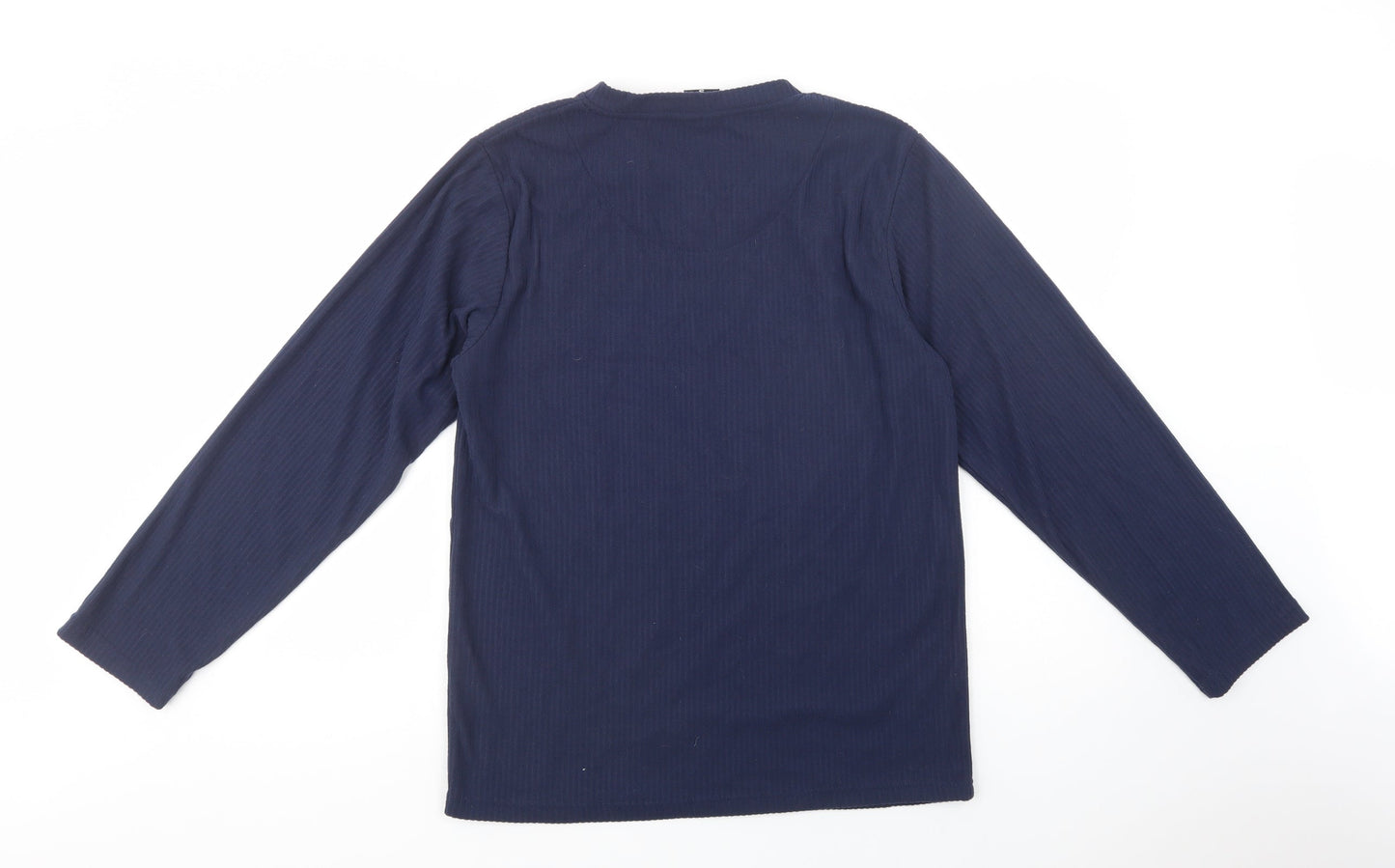 Cargo Bay Womens Blue  Polyester Top Lounge Set Size S