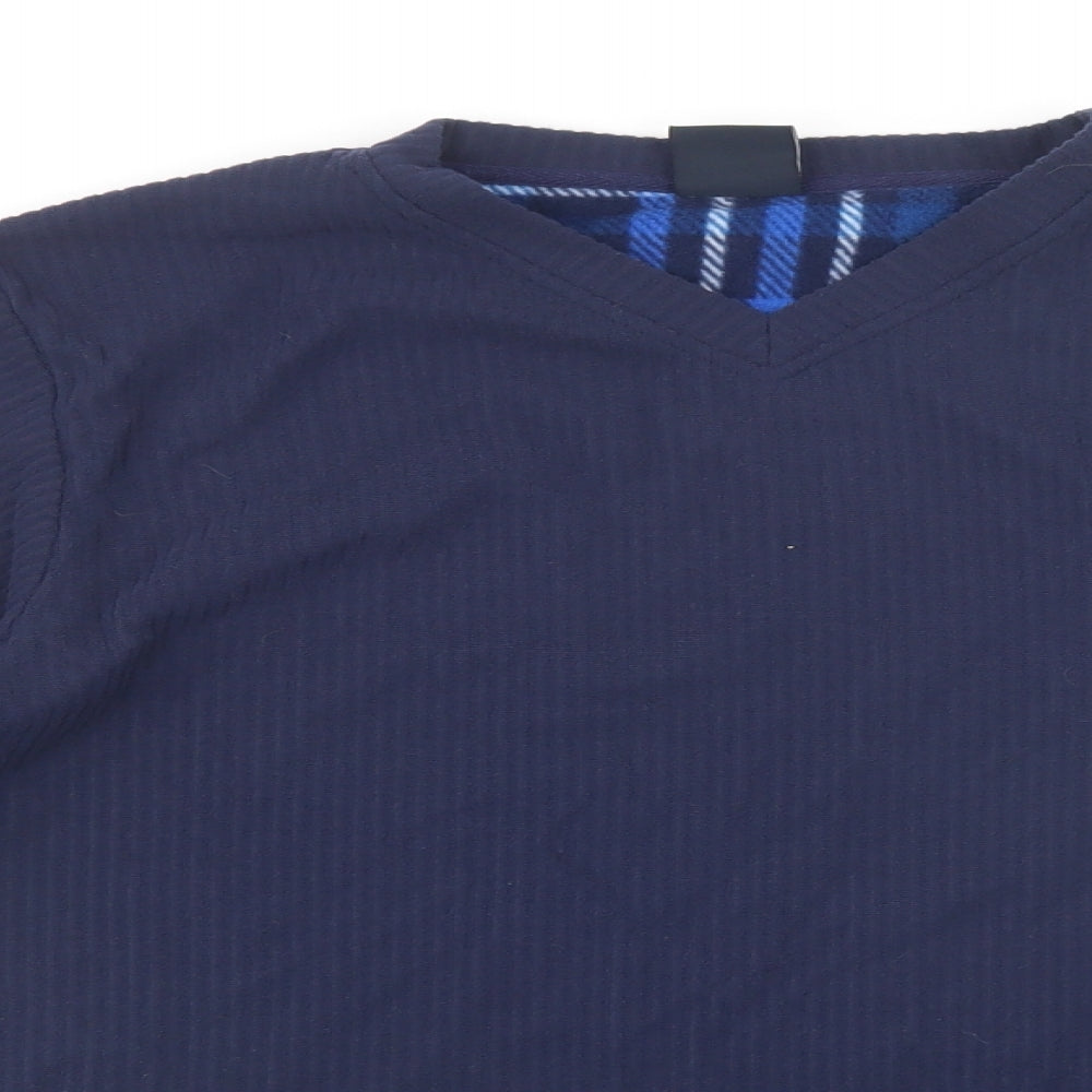 Cargo Bay Womens Blue  Polyester Top Lounge Set Size S