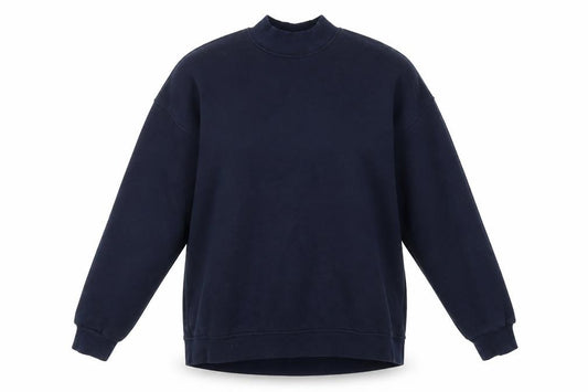 Zara Womens Blue  Cotton Pullover Sweatshirt Size S
