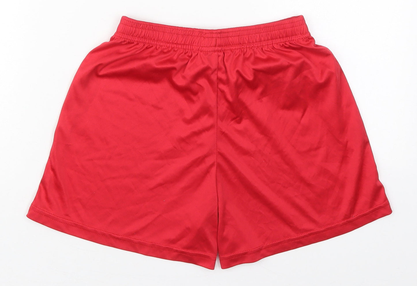 O'Neills Boys Red  Polyester Sweat Shorts Size 10-11 Years  Regular Drawstring
