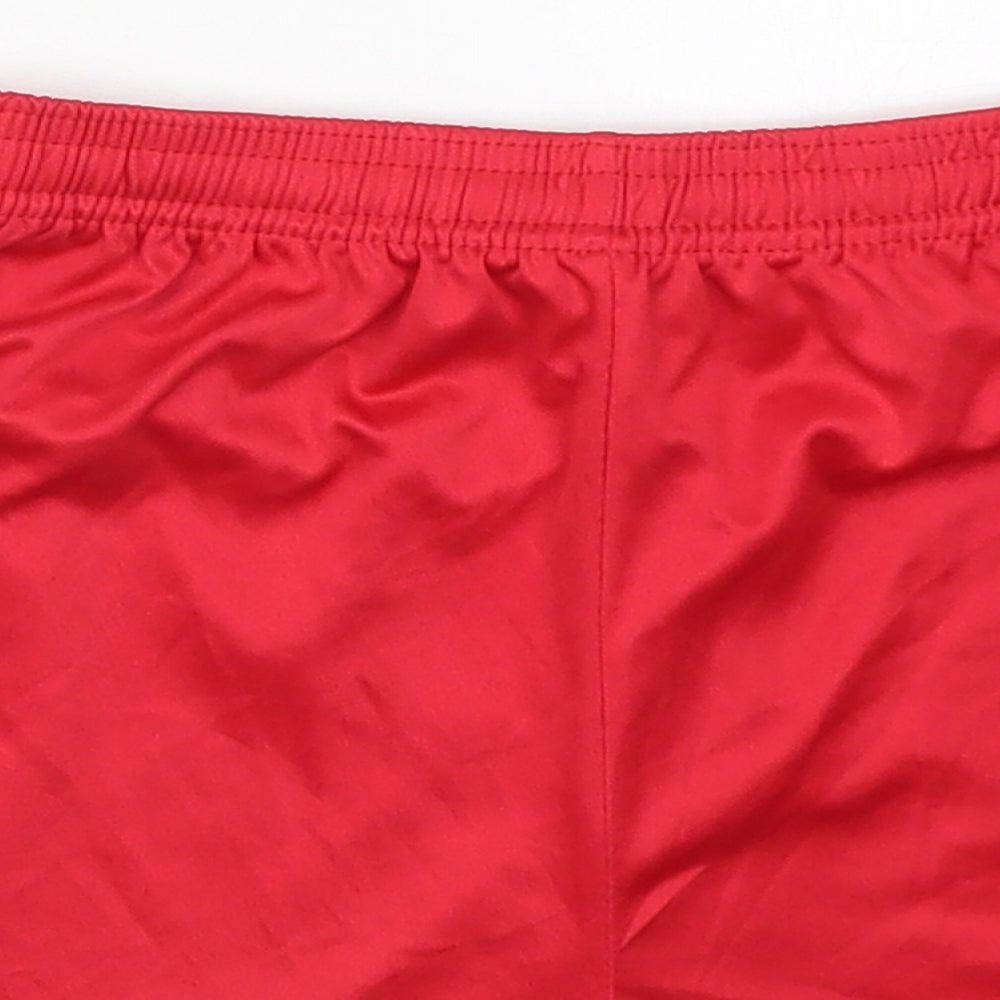 O'Neills Boys Red  Polyester Sweat Shorts Size 10-11 Years  Regular Drawstring