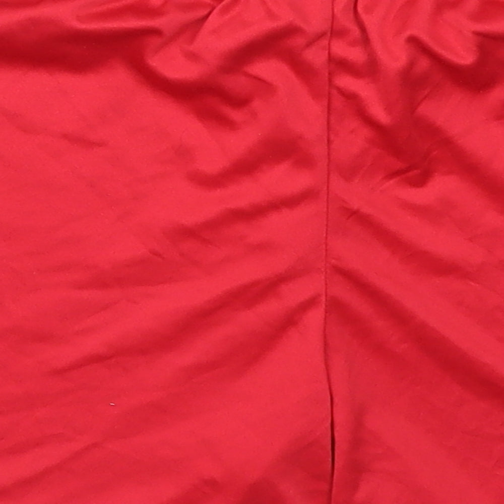 O'Neills Boys Red  Polyester Sweat Shorts Size 10-11 Years  Regular Drawstring