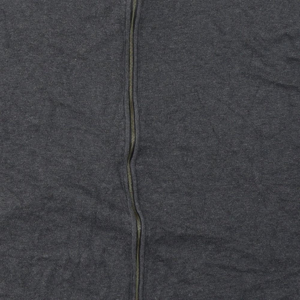 TU Womens Grey  Viscose Jersey T-Shirt Size 14 Round Neck