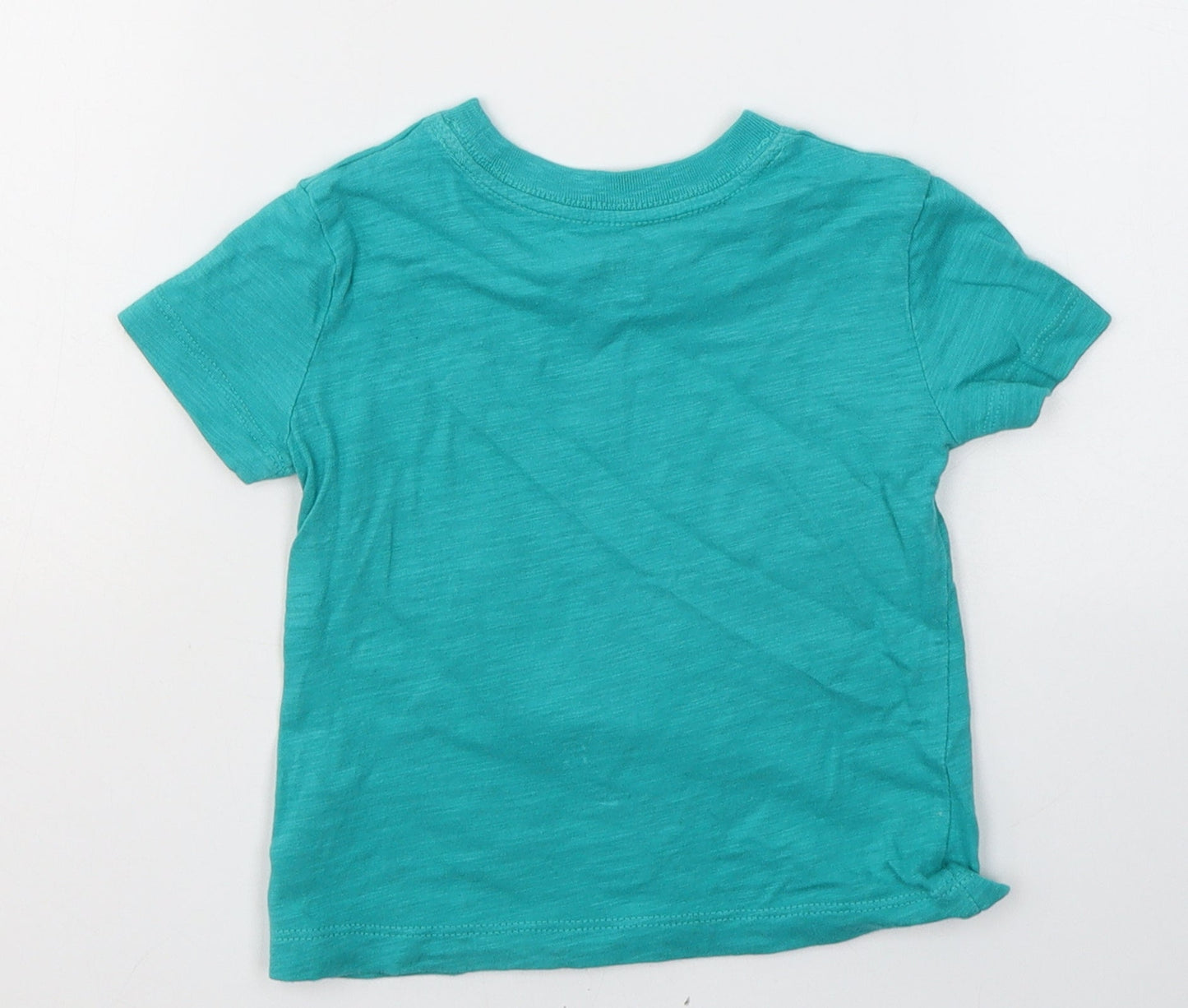 Gap Baby Blue  Cotton Pullover T-Shirt Size 12-18 Months Round Neck Pullover