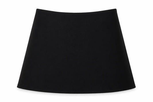WITH LOVE Womens Black  Polyester A-Line Skirt Size 14   Zip