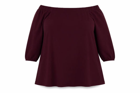 River Island Womens Purple  Polyester Trapeze & Swing  Size 12  Off the Shoulder Pullover