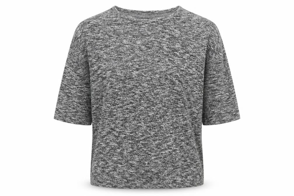 New Look Womens Grey Round Neck  Viscose Pullover Jumper Size S