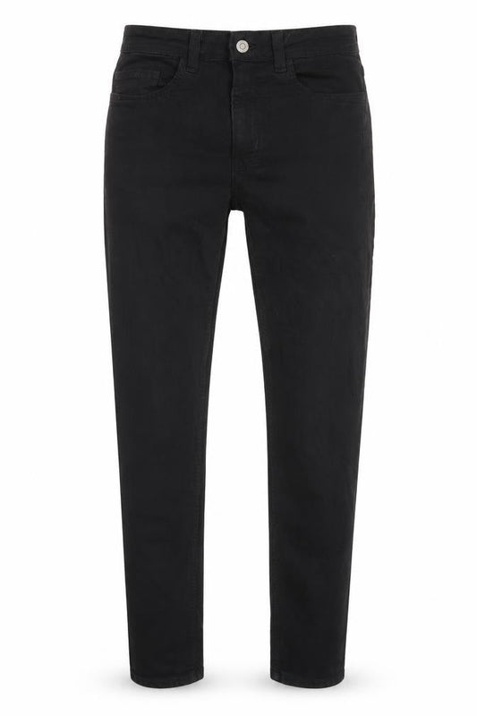 Divided Mens Black  Cotton Skinny Jeans Size 26 in L27 in Regular Button