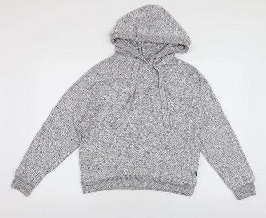 Love to lounge Womens Grey  Viscose Pullover Hoodie Size 6  Pullover