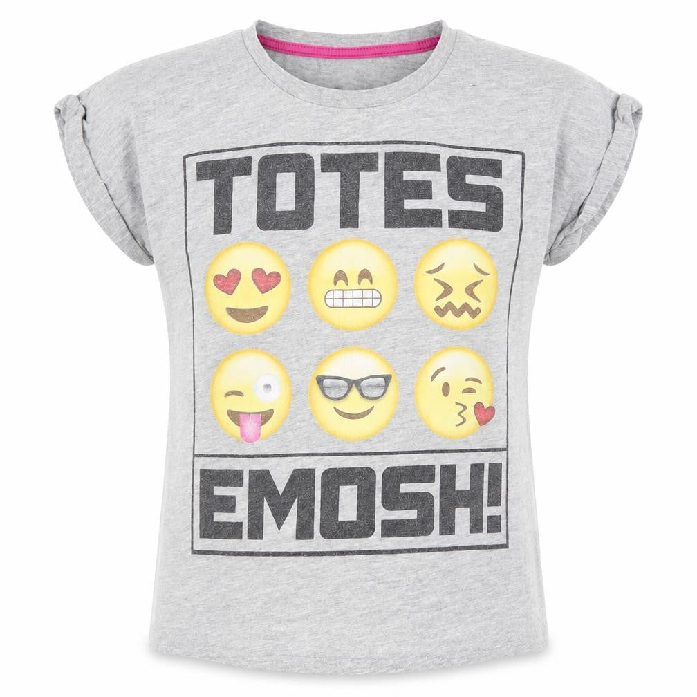 smith & brooks Girls Grey  Cork Pullover T-Shirt Size 9-10 Years Crew Neck Pullover
