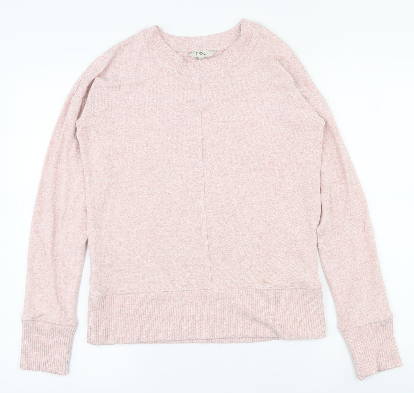 NEXT Womens Pink Round Neck  Viscose Pullover Jumper Size 6