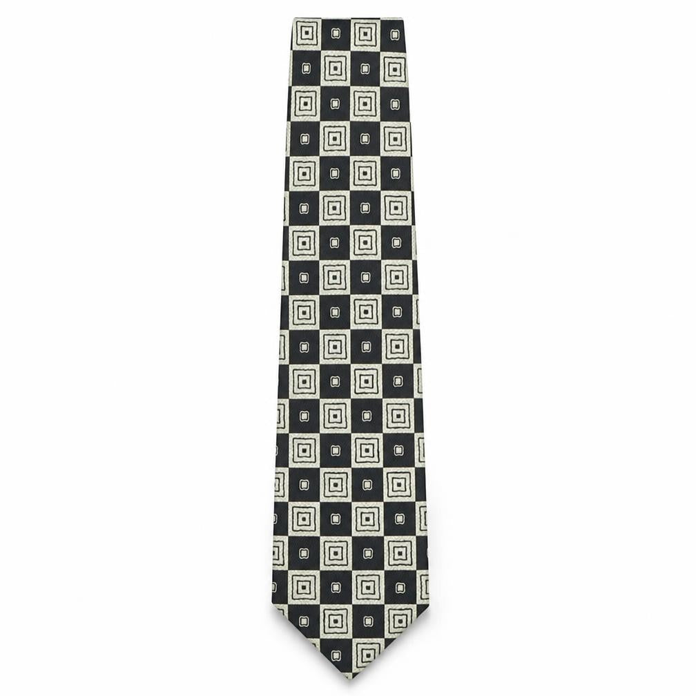 Marks & Spencer Mens Multicoloured Geometric Polyester Pointed Tie One Size