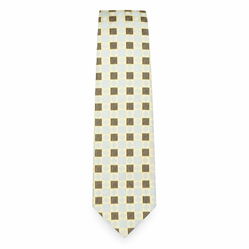 Rudia Mens Multicoloured Plaids & Checks Polyester Pointed Tie One Size