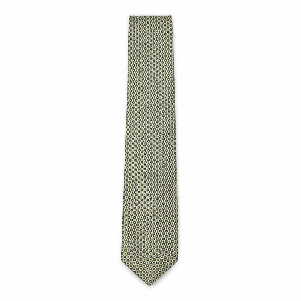 Next Mens Multicoloured Geometric Silk Pointed Tie One Size