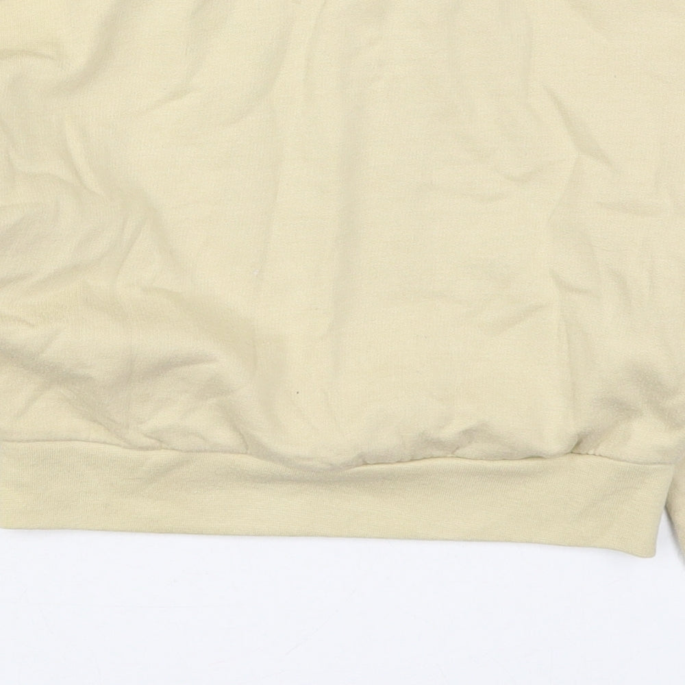 LilyLane Girls Beige  Cotton Pullover Sweatshirt Size 9-10 Years  Pullover