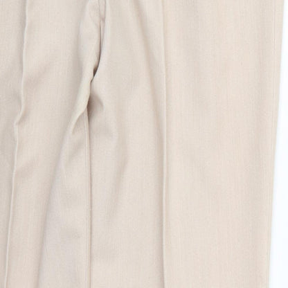 Gerard Womens Beige  Polyester Trousers  Size 16 L30 in Regular Button