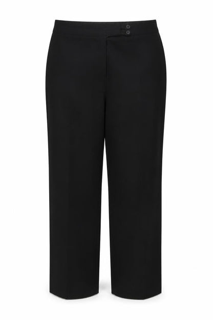 Wardrobe Womens Black  Polyester Trousers  Size 14 L28 in Regular Zip