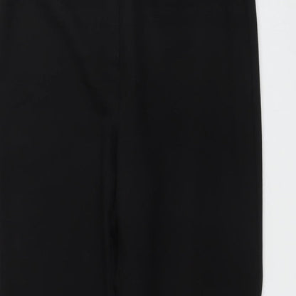 Wardrobe Womens Black  Polyester Trousers  Size 14 L28 in Regular Zip