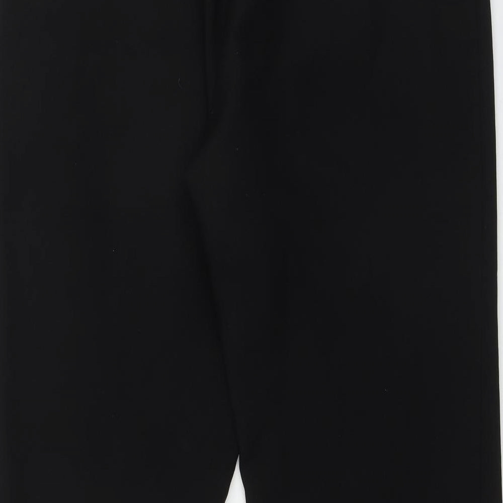 Wardrobe Womens Black  Polyester Trousers  Size 14 L28 in Regular Zip