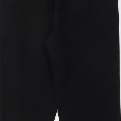 Wardrobe Womens Black  Polyester Trousers  Size 14 L28 in Regular Zip