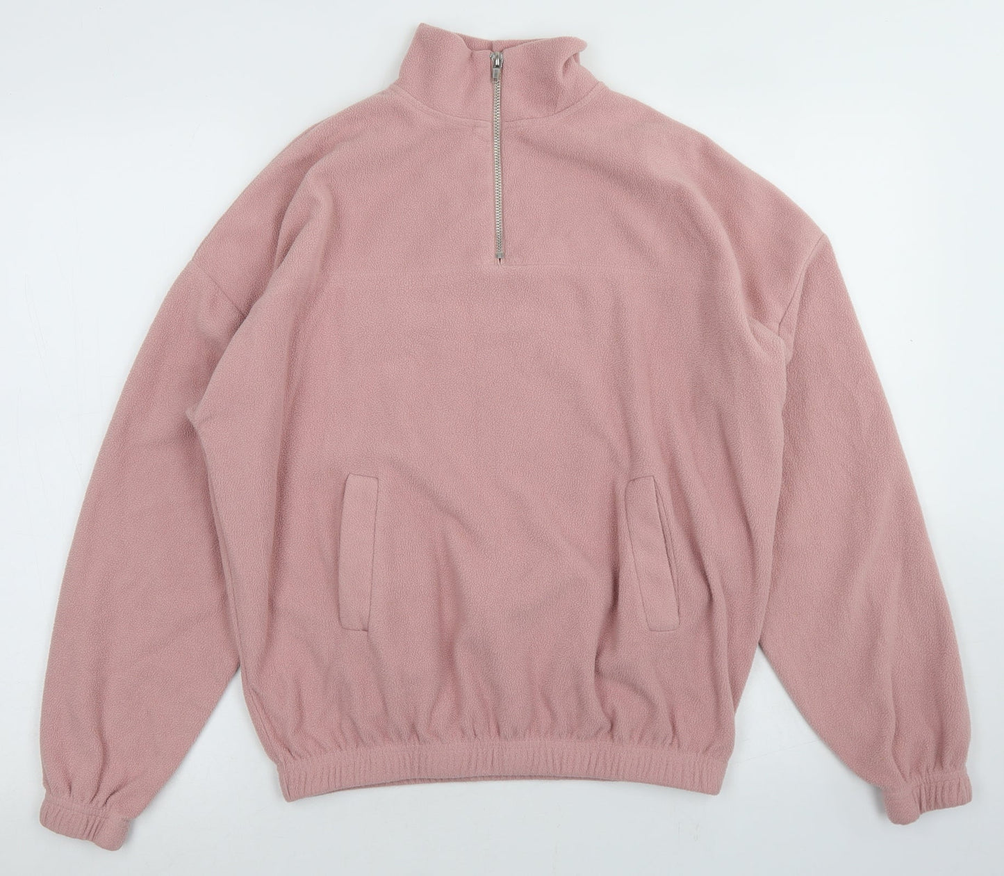 New Look Womens Pink  Polyester Pullover Sweatshirt Size S
