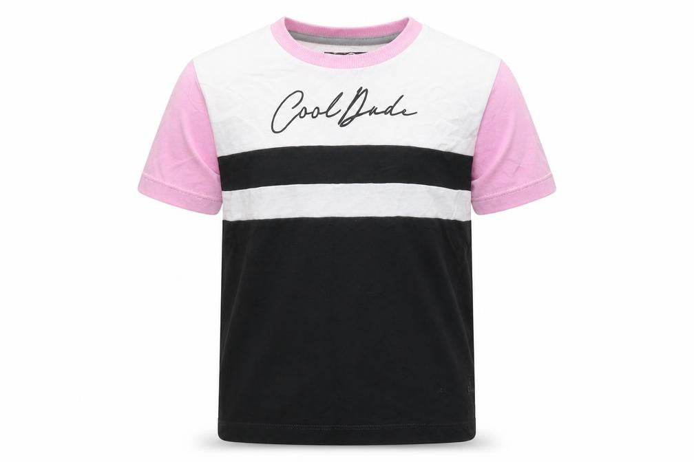Next Boys Multicoloured Colourblock Cotton Pullover T-Shirt Size 2-3 Years Round Neck Pullover