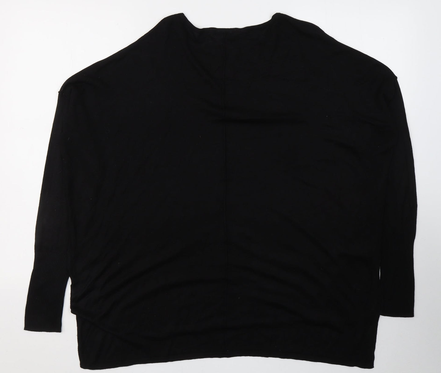 H&M Womens Black  Acrylic Jersey T-Shirt Size M Round Neck