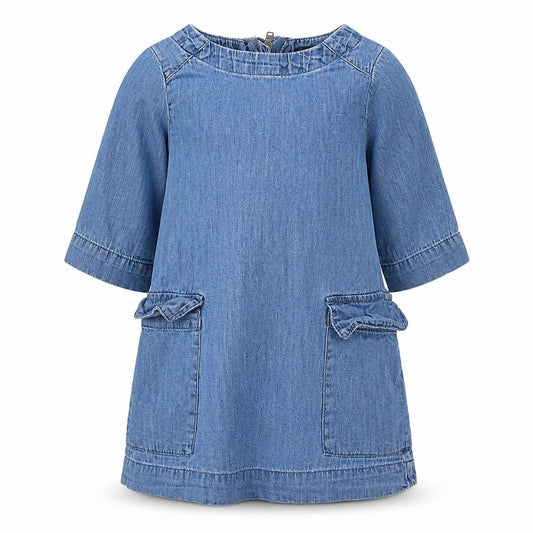 Gap Girls Blue  Cotton A-Line  Size 2 Years  Round Neck Zip