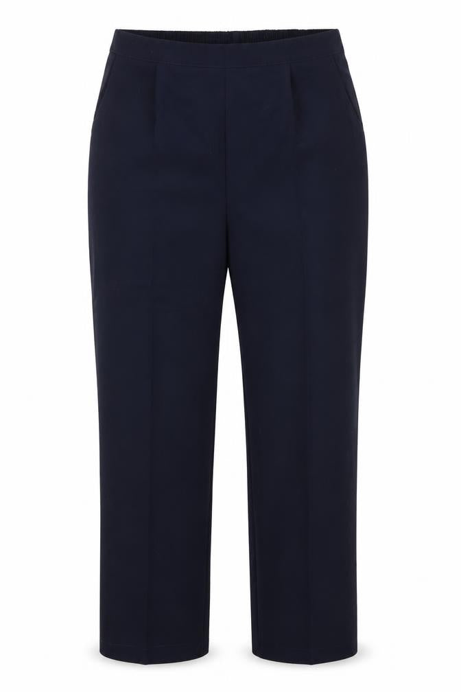Duvir Womens Blue  Polyester Trousers  Size 18 L27 in Regular