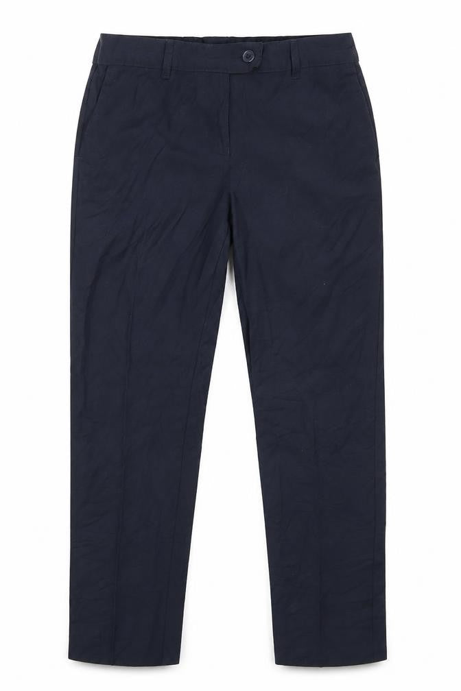 Marks & Spencer Girls Blue  Polyester Dress Pants Trousers Size 9-10 Years  Regular Zip