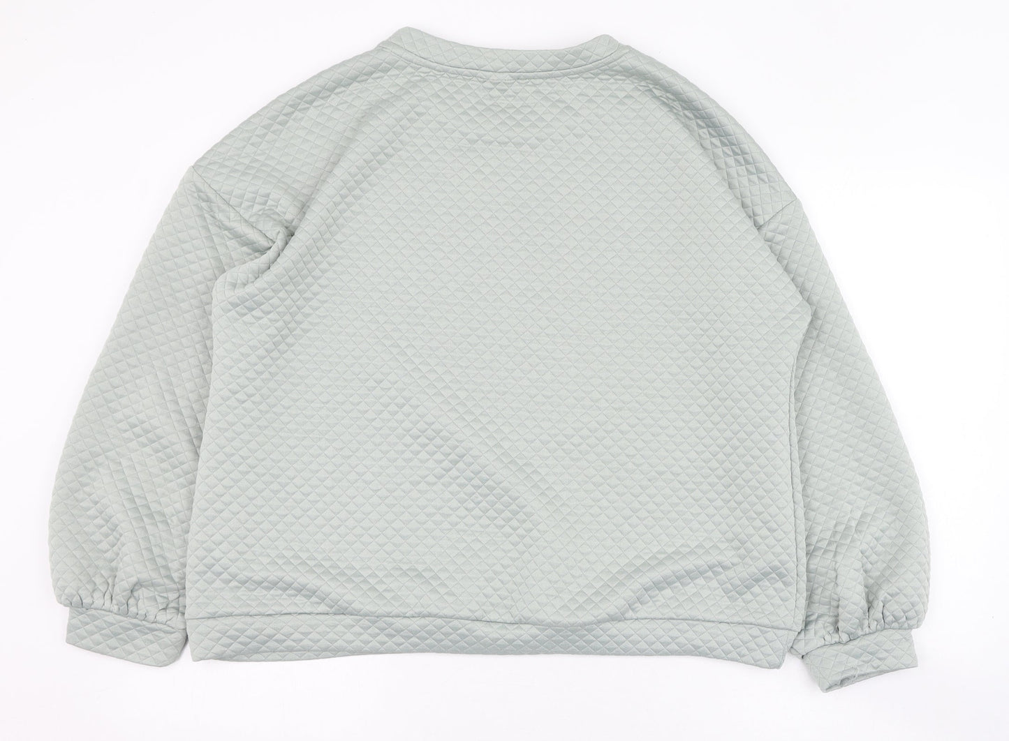 Friends Womens Green  Polyester Pullover Sweatshirt Size 14  Pullover - Friends